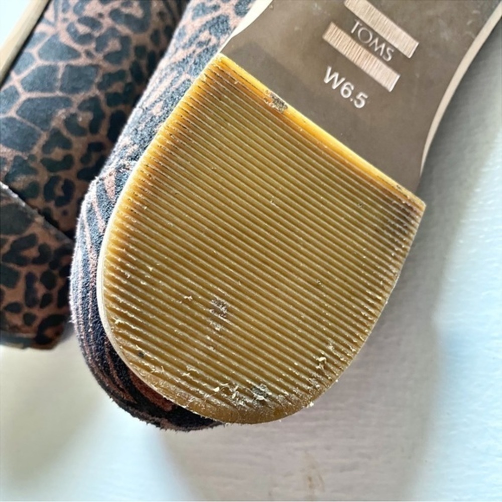 Toms Julie animal print flats - Picture 9 of 12